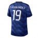 Maillot de foot France Theo Hernandez #19 Domicile vêtements Monde 2026 Manches Courtes